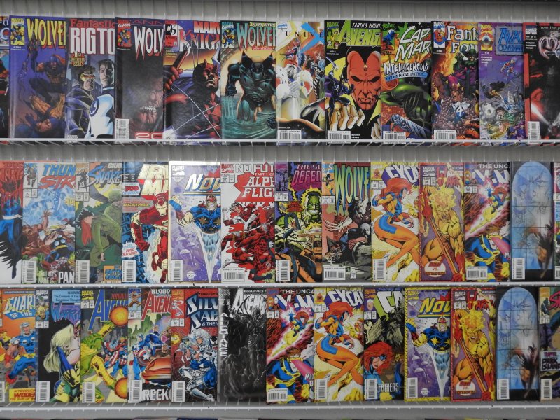 Huge Lot 170+ Comics W/ Thunderbolts, Wolverine, Avengers+ Avg VF+ Condition!