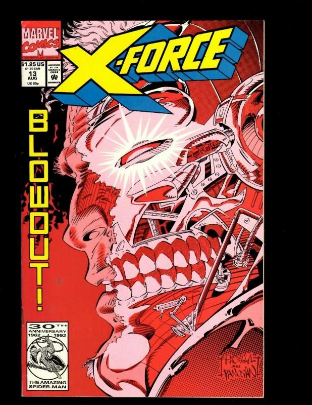Lot of 11 X-Force Marvel Comic Books #12 13 14 16 17 18 25 38 50 57 58 SM21