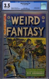 WEIRD FANTASY #19 CGC 3.5 RAY BRADBURY ADAPTATION JOE ORLANDO PRE-CODE HORROR