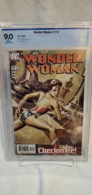 Wonder Woman #218 - CBCS 9.0 - J.G. Jones Cover - Checkmate!