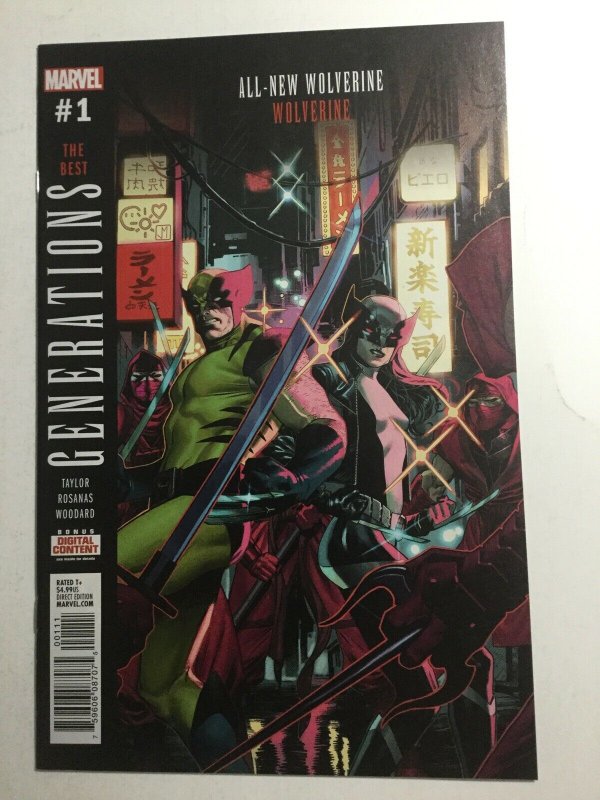 Wolverine Generations 1 Nm Near Mint Marvel Comics