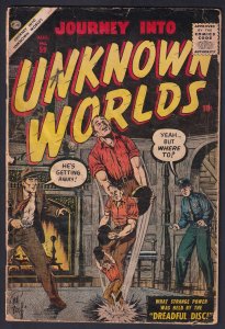 Journey Into Unknown Worlds 59 (1957) GD Silver Age Atlas comic