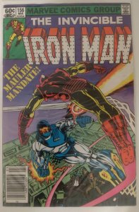 Iron Man #156 Newsstand Edition (1982) GD