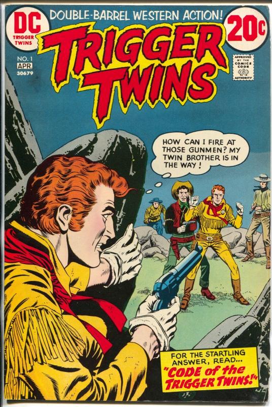 Trigger Twins #1 1973-DC-1st issue-VF-