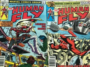 HUMAN FLY#9-19 FN/VF LOT 1978 (8 BOOKS) MARVEL BRONZE AGE COMICS