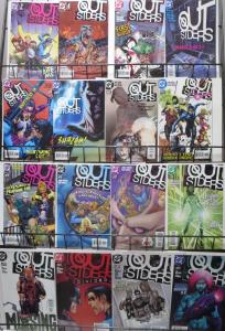 OUTSIDERS (DC 2003) 33 issue lot! Judd Winick! Tom Raney! Nightwing! Arsenal! VF