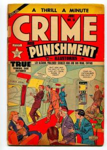 CRIME AND PUNISHMENT #51 1952-LEV GLEASON-G/VG