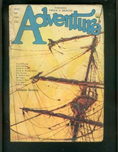 ADVENTURE PULP-5/8/1926-SHIP CVR-GORDON YOUNG-BAUMHOFER G/VG