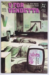 V For Vendetta #4 ORIGINAL Vintage 1988 DC Comics  