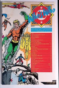 Who's Who: The Definitive Directory of the DC Universe #1 (1985) DC Comics