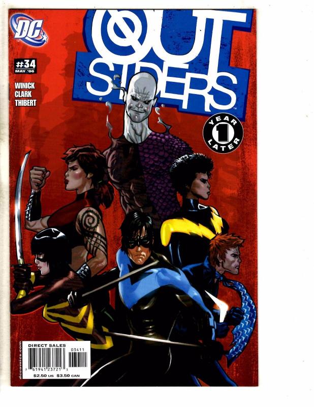 Lot Of 12 Outsiders DC Comic Books # 30 31 32 33 34 35 36 37 38 39 40 41 J259