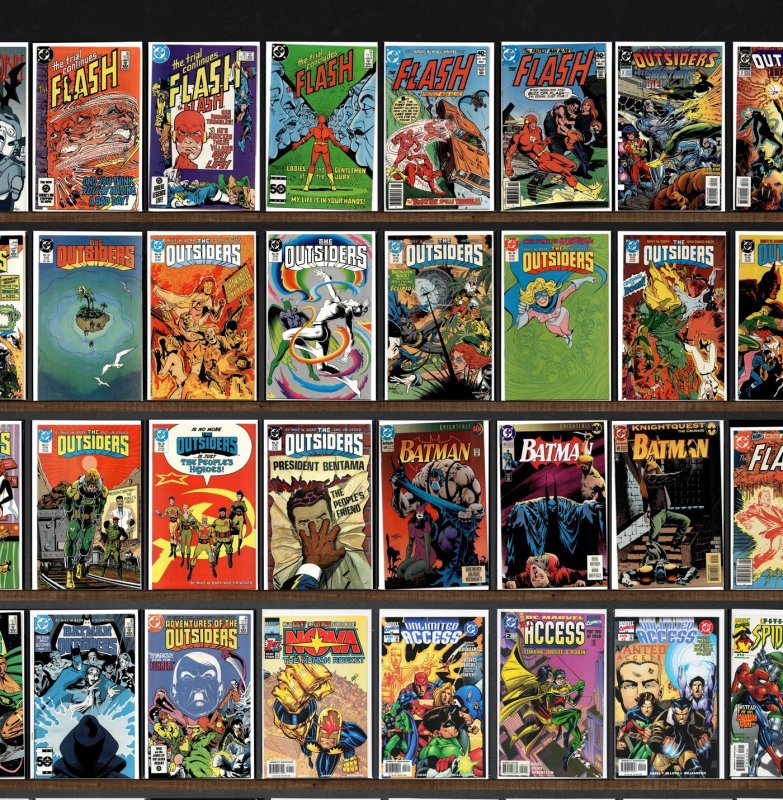 Huge Lot 140+ Comics with Batman, The New Titans, The Outsiders & More!