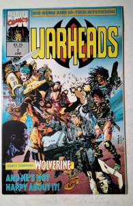 Warheads #1 Marvel Comic Book J757
