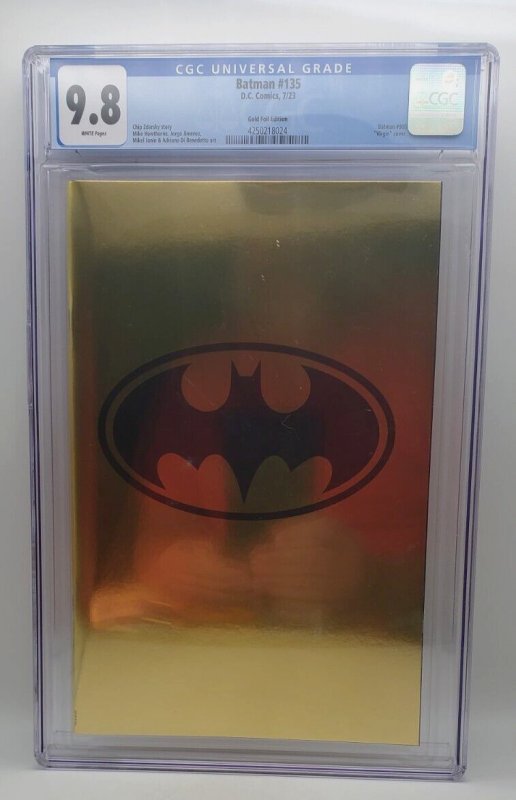 BATMAN #135 (#900) GOLD FOIL EXCLUSIVE CGC 9.8