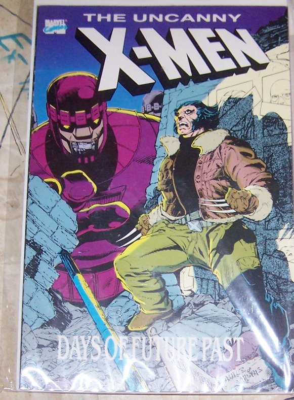 days of future past. TPB 1989 MARVEL Rep  uncanny x men 141-142  SENTINALS LOGAN