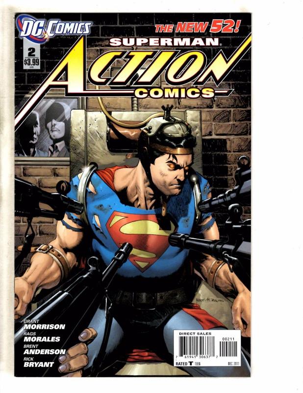 Lot Of 4 Action Comics Feat. Superman DC Comic Books New 52 # 2 3 4 5 J284