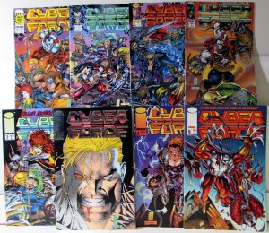 CyberForce Lot 8 #1st 1, 2, 3, 4, 2nd 1, 3, 4, 5 1993 Image Cyblade Comics