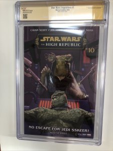 Star Wars : Inquisitors #1 (CGC 9.8 SS) Signed Alex Maleev * Census = 1 * Marvel