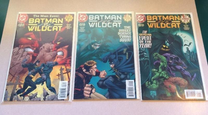 Batman Wildcat 1-3 Near Mint Lot Set Run