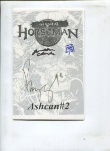 HORSEMEN #0 & ASHCAN #2 RARE SIGNED ASHCAN COMIC! (9.2 BOTH)