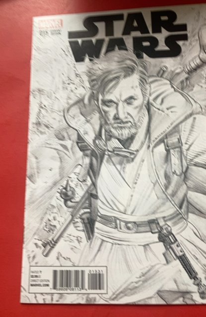 Star Wars #15 1:100 Mike Mayhew Black and White Sketch Variant Marvel 2015