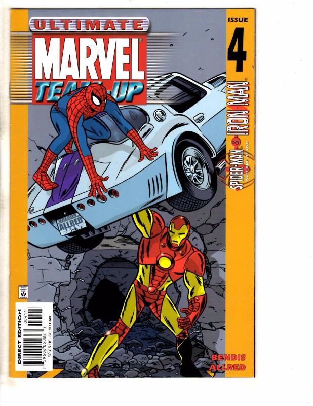 Lot Of 7 Ultimate Marvel Team-Up Comic Books # 1 2 3 4 5 6 7 Spider-Man GM13