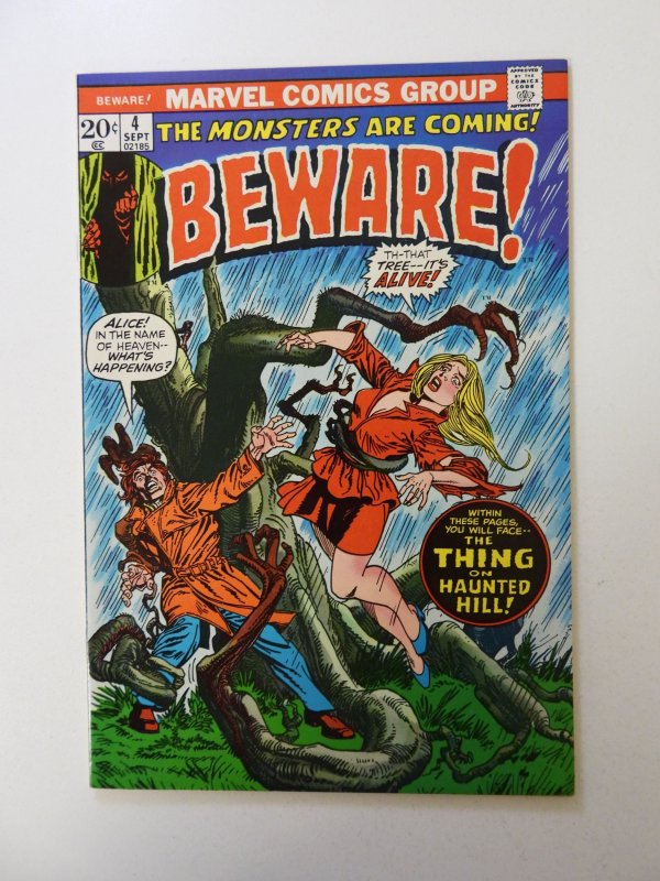 Beware! #4 (1973) VF+ condition