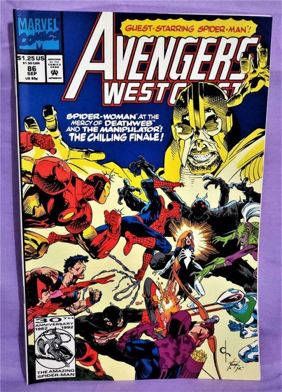 Roy Thomas AVENGERS WEST COAST #82 - 88, Annual #7 Dave Ross (Marvel, 1992)!