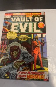 Vault of Evil #1 (1973)bronze horror stories printing inkbottom