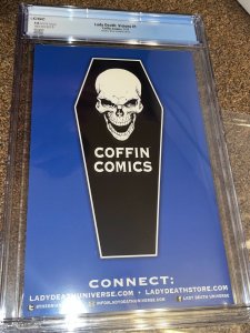 Lady Death Visions 1 (2017) Naughty White Wedding Edition Variant Ltd 69 CGC 9.8