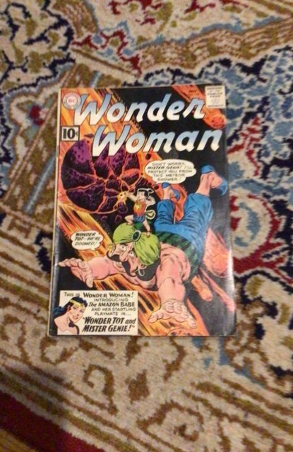 Wonder Woman #126 (1961) Wonder Tot’s Genie Pal! Mid-Grade FN Boca CERTIFICATE!