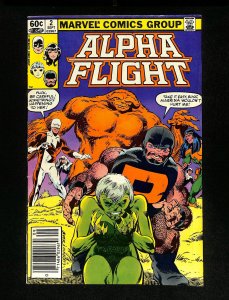 Alpha Flight #2 Newsstand Variant