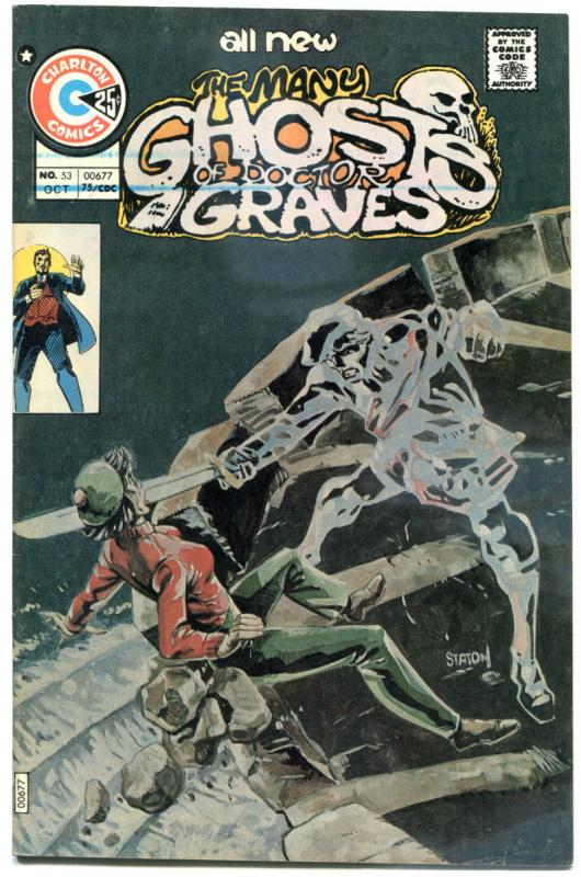 MANY GHOSTS of DOCTOR GRAVES #53, FN+, Horror, 1967 1975, more Charlton in store