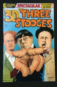 3D 3 STOOGES COMIC BOOK WITH GLASSES 1986