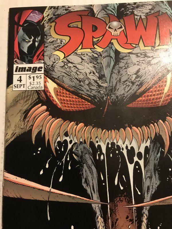 SPAWN #4 : Image 9/92 VF/NM; with coupon, Violator McFarlane cover