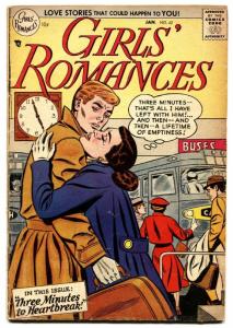 GIRLS' ROMANCES #42 comic book 1957-DC COMICS-heartbreak 