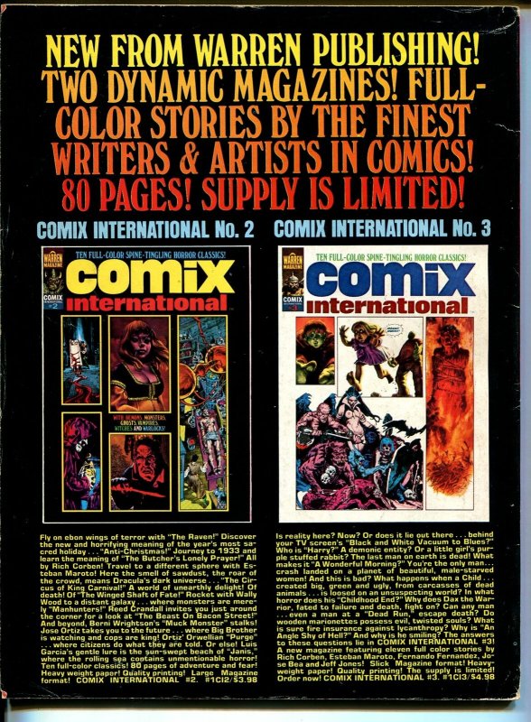 Vampirella #52 1976-Warren-Vampi cover-terror & horror stories-VG