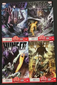 Hunter 4 pc Lot #1-4- Age of Ultron Aftermath (9.0-9.2) 2013