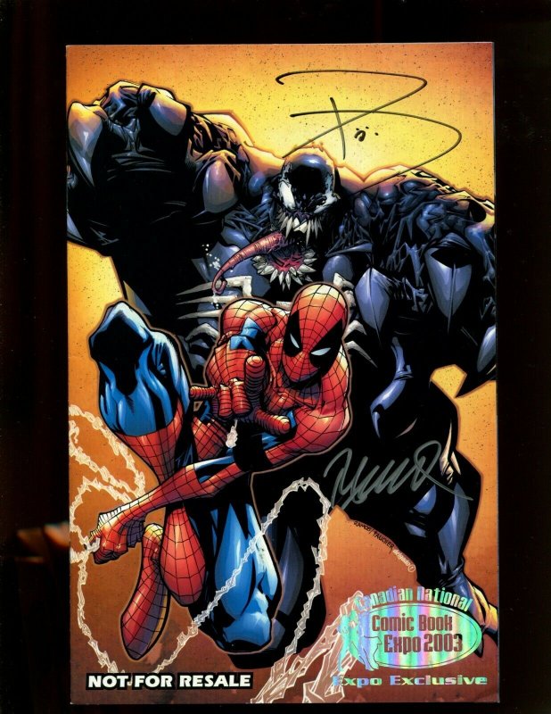 SPECTACULAR SPIDER-MAN #1 (9.2) CANADIAN EXPO EXCLUSIVE SIGNED RAMOS & JENKINS!