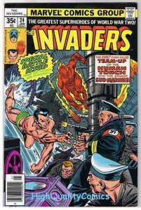 INVADERS #24, VF, Captain America, Sub-Mariner, Torch, 1975, more in store