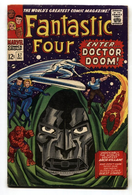 Fantastic Four #57 -- comic book -- Dr. Doom -- Silver Surfer -- 1964 -- Marvel