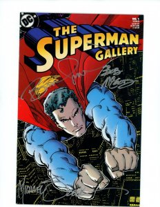 Superman Gallery #1  - Signed by Bob McLeod and Bernie Wrightson (9.2) 1993