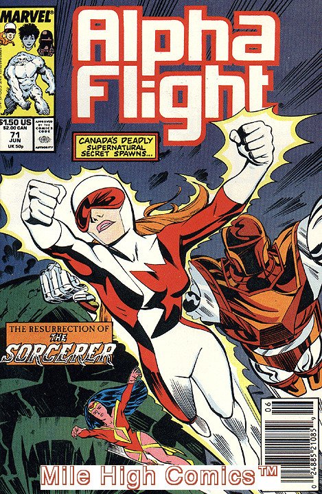 ALPHA FLIGHT (1983 Series)  #71 NEWSSTAND Very Fine Comics Book