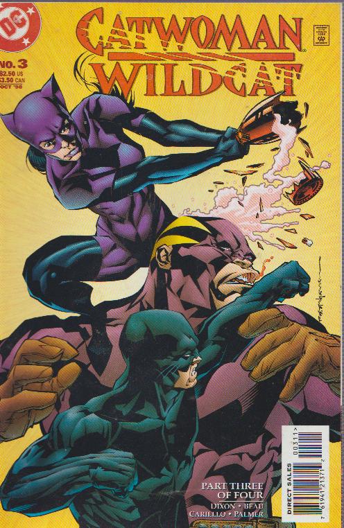 SALE - CATWOMAN / WILDCAT #3, ,1998, DC, BAGGED & BOARDED