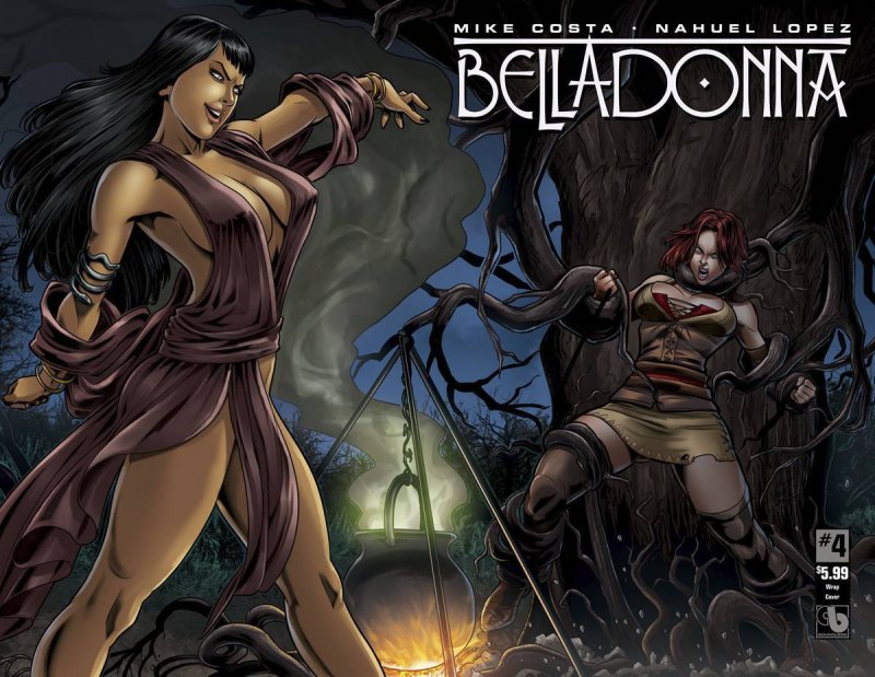 Belladonna #1 Through #4 Wraparound Cover Set - Nahuel Lopez  VF/NM