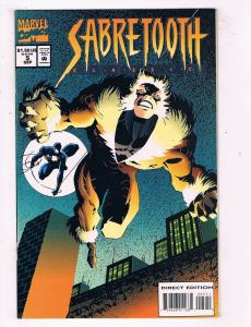 Sabretooth #4 December 1993 Marvel Comic Book NM