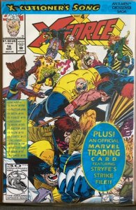 X-Force #16 (1992) in bag w/ trading card