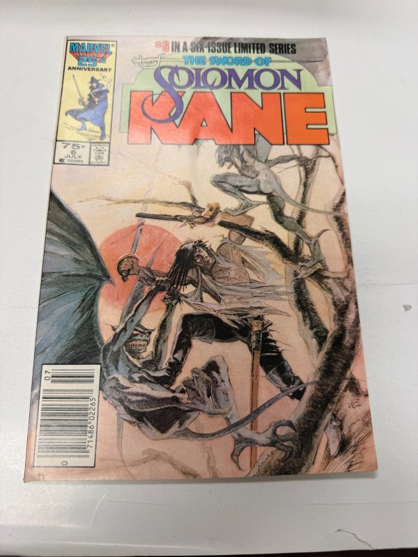 The Sword of Solomon Kane #6 VF/NM Marvel Comic Book 15 ET18