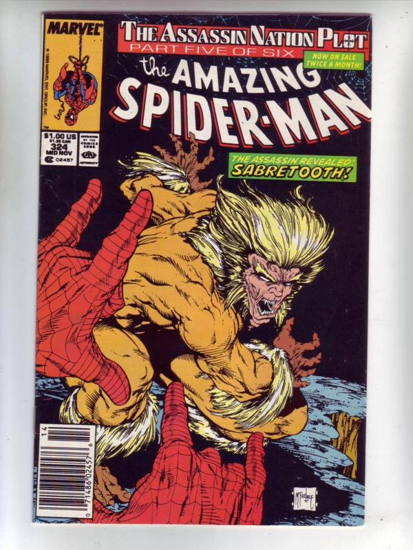 Amazing Spider-Man #324 (Nov-89) NM- High-Grade Spider-Man