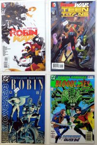 Robin Lot 4 #Annual 2, Showcase 6, War 2, Titans 15 DC 1st Print Comic Books